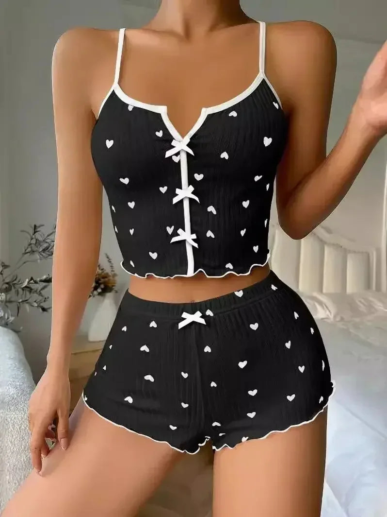 LoveNest Pajama Set – Sweet, Sexy & Comfy